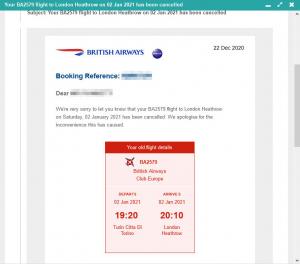 Ritornare a Londra: voli British Airways cancellati (1)