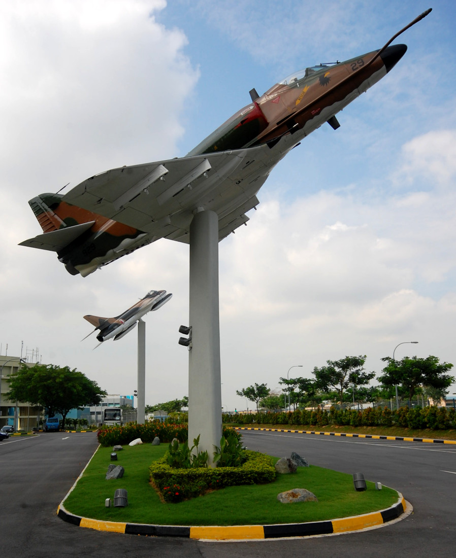 Il museo dell aviazione militare di Singapore a Paya Lebar