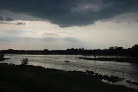 tramonto sulla Loira