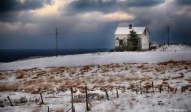 Foto di isolate case islandesi