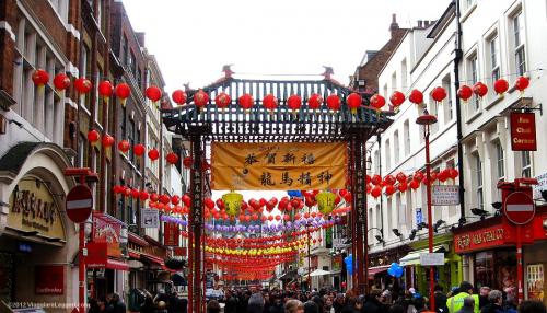 

Chinatown, Londra. I festeggiamenti per il