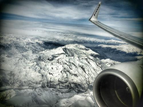  Un volo da Londra a Torino, una bella giornata