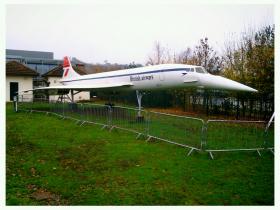 Un modellino di Concorde piccolo piccolo