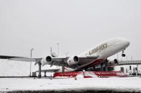 Gate guardian di Heathrow: Airbus A380