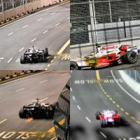 Immagini scattate durante le prove del GP di Singapore