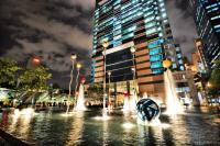 SIngapore, fontana vicino a Capital Tower