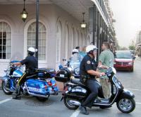 Poliziotto in Vespa a New Orleans